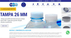 Desktop Screenshot of milenioplasticos.com.br