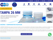 Tablet Screenshot of milenioplasticos.com.br